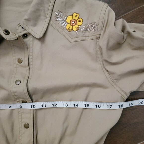 SPELL Foxglove Embroidered Boilersuit Womens S Jumpsuit Retro Boho Chic Hippie - Picture 7 of 10